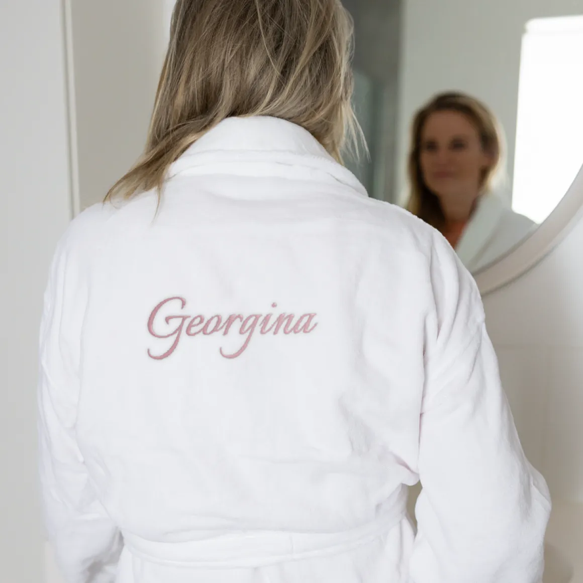 Badjas Dames met naam geborduurd