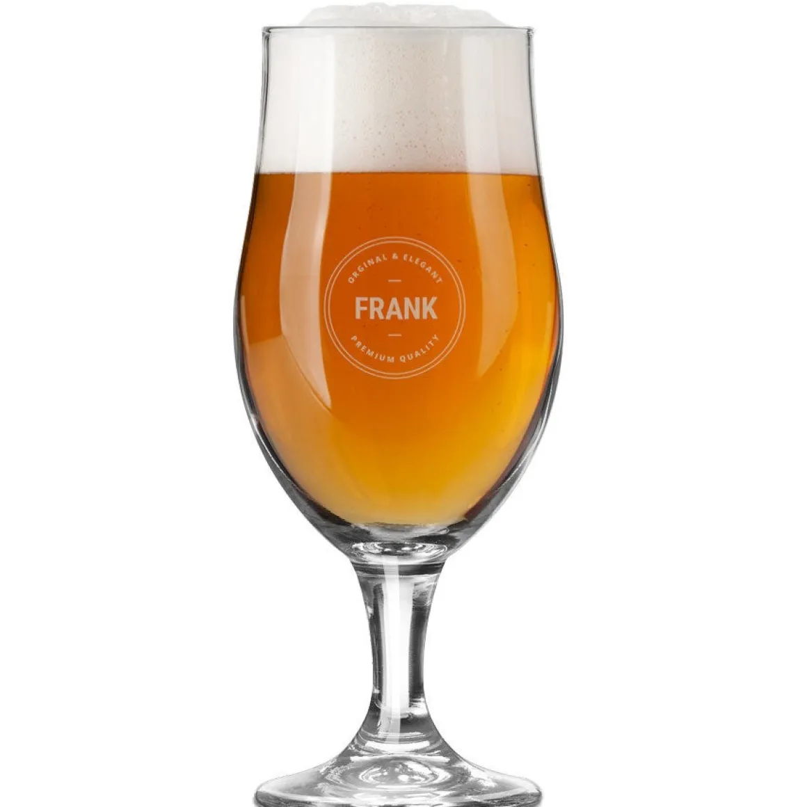 Bierglas met naam
