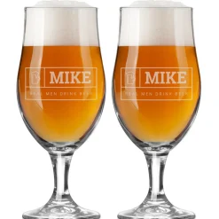Bierglas met naam