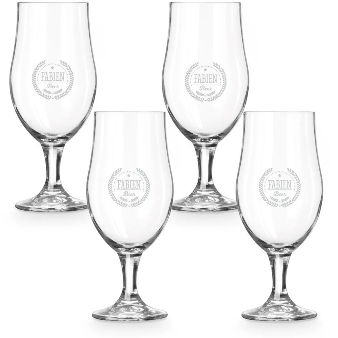 Bierglas met naam