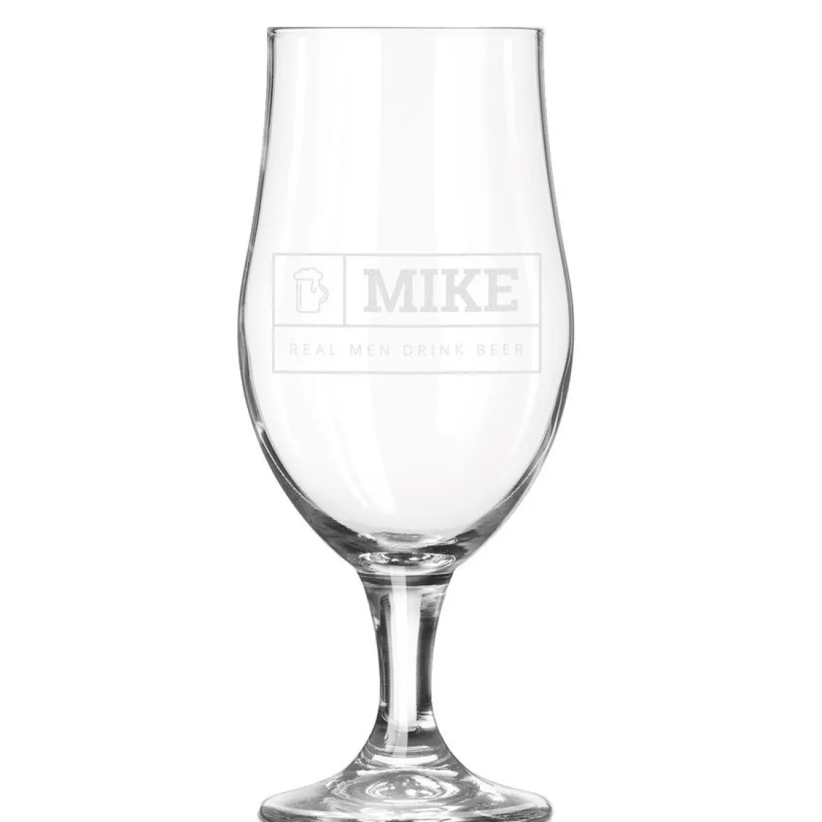 Bierglas met naam