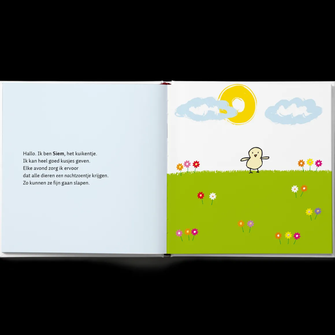Boek "100 kusjes voor het slapengaan" met naam