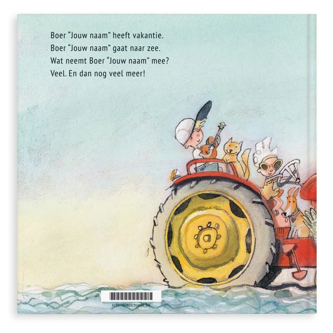Boek "Boer Boris gaat naar zee" personaliseren