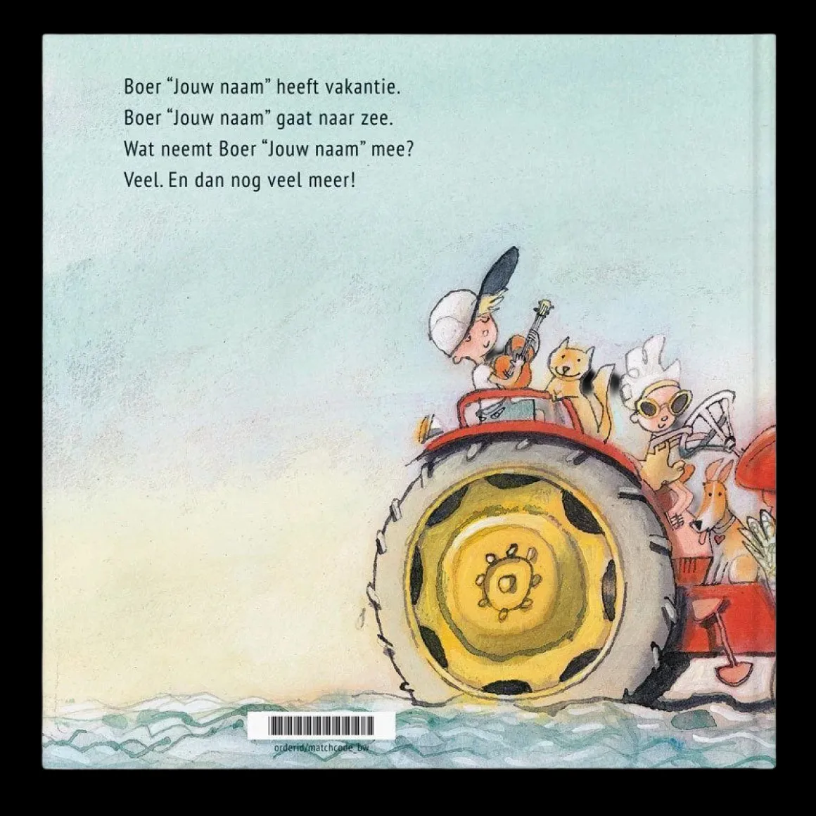 Boek "Boer Boris gaat naar zee" personaliseren