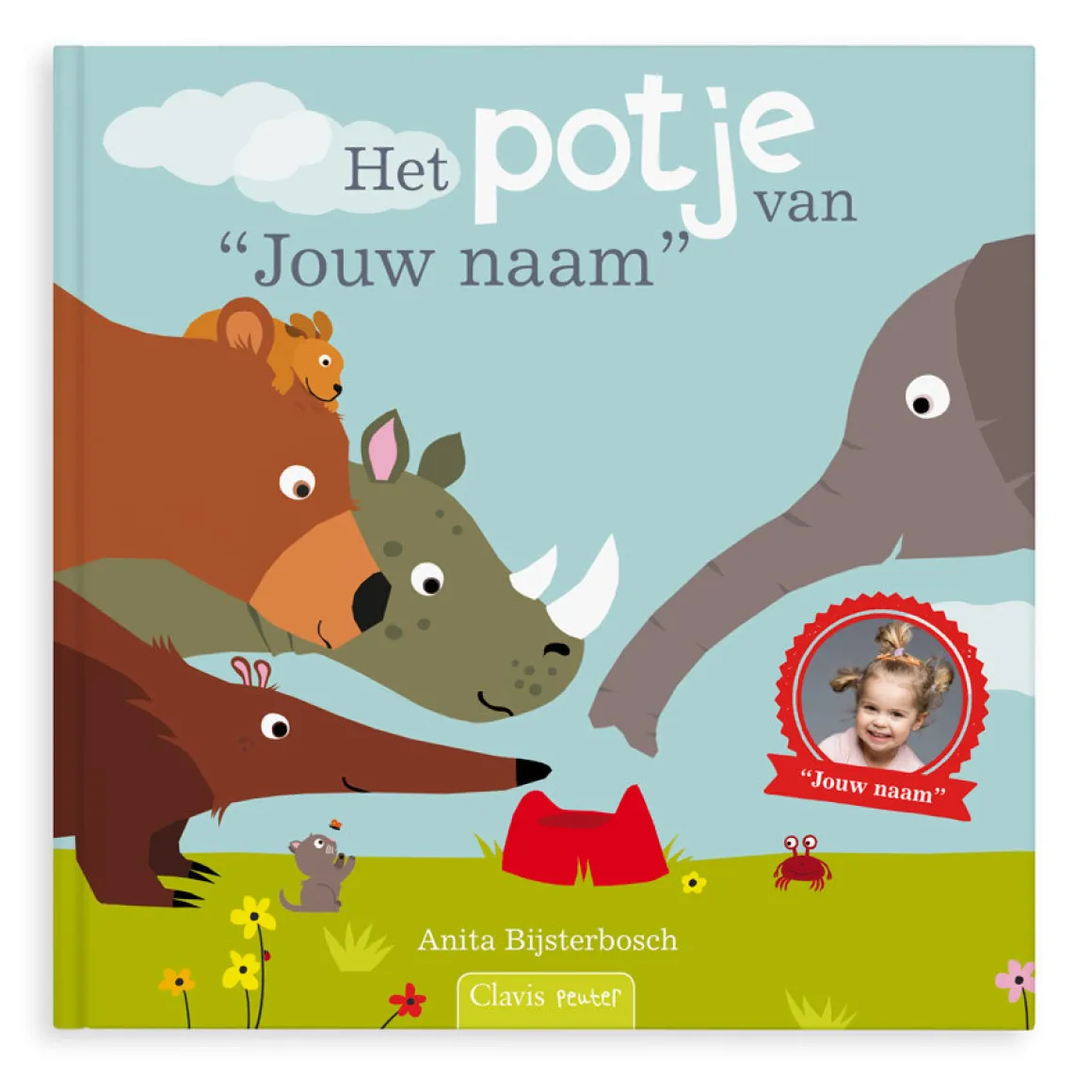 Boek "Het potje van .." met naam
