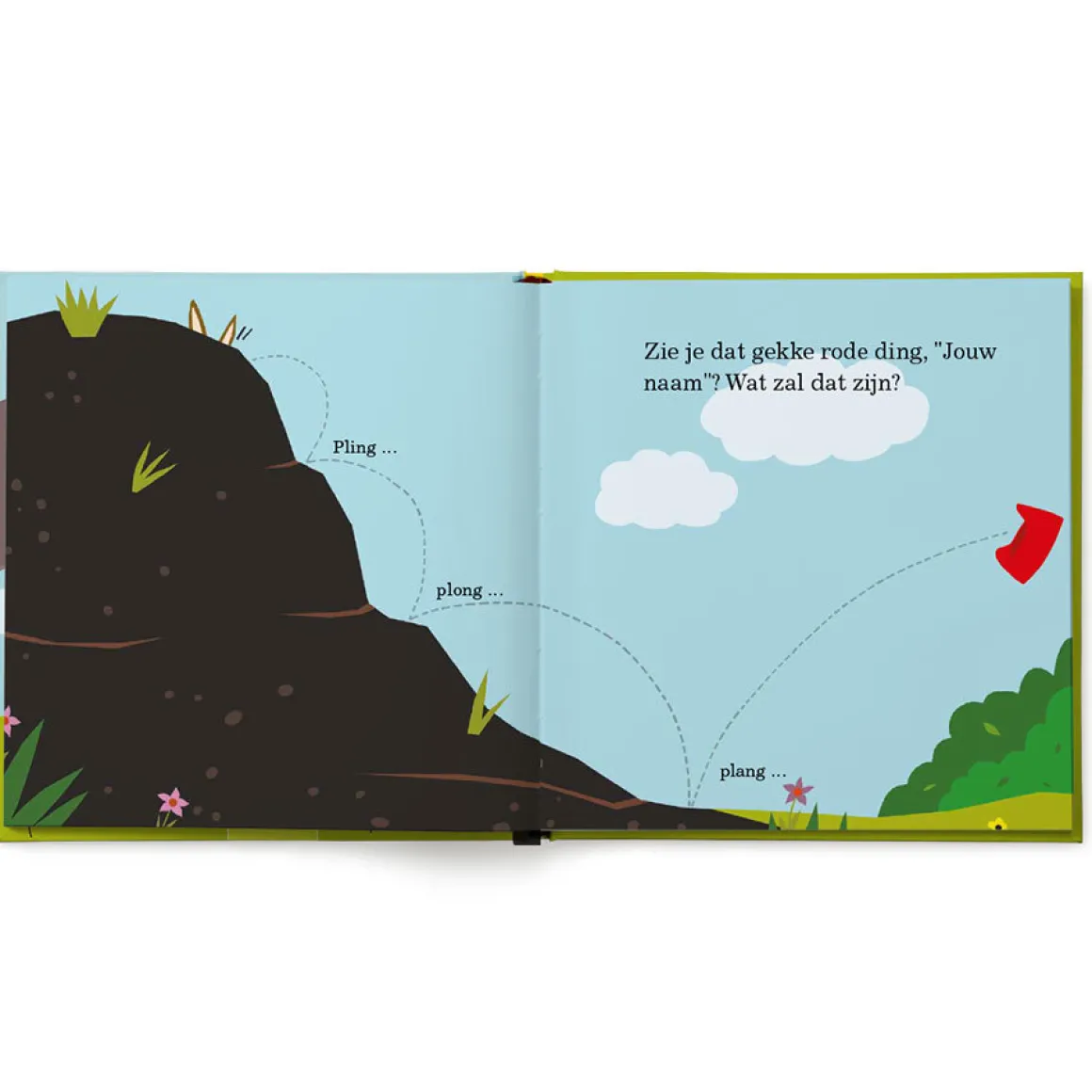 Boek "Het potje van .." met naam