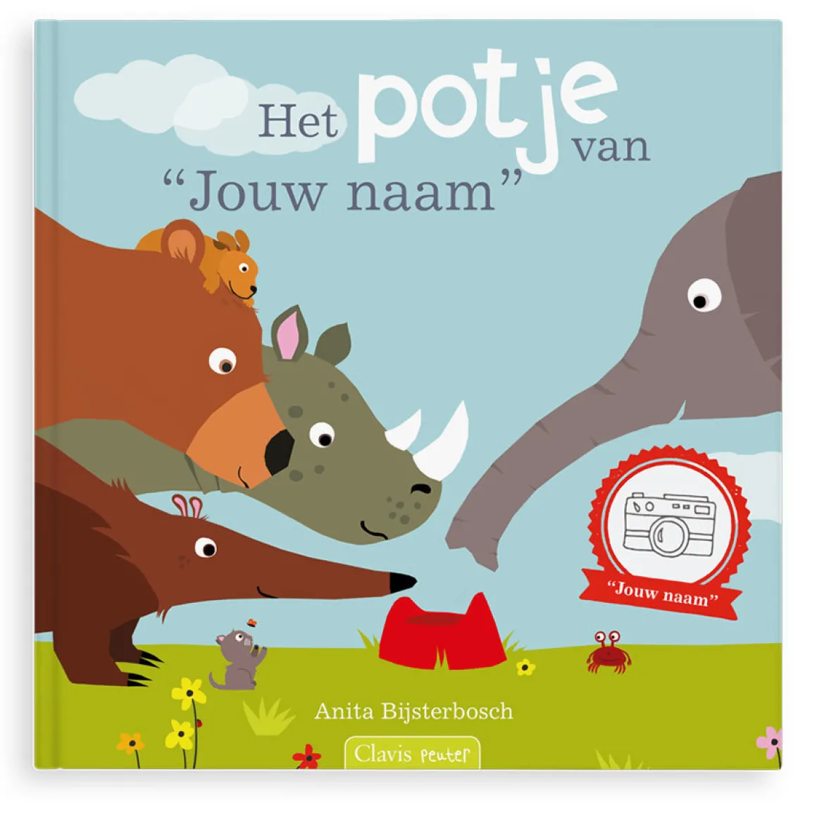 Boek "Het potje van .." met naam