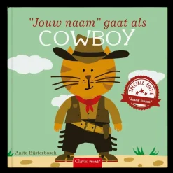 Boek "Ik ga als cowboy" met naam