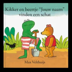 Boek "Kikker en beertje vinden een schat" personaliseren