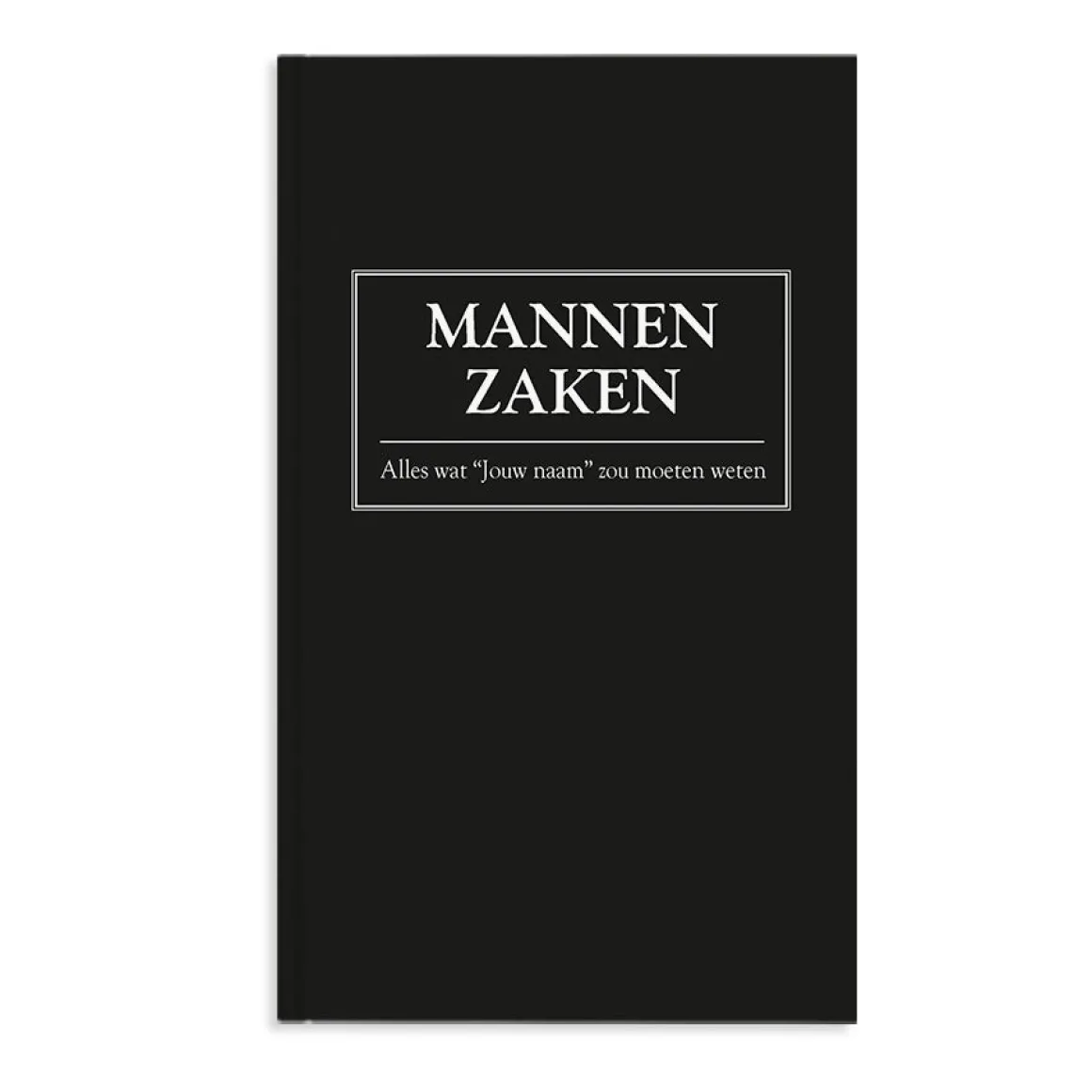 Boek "Mannenzaken" personaliseren