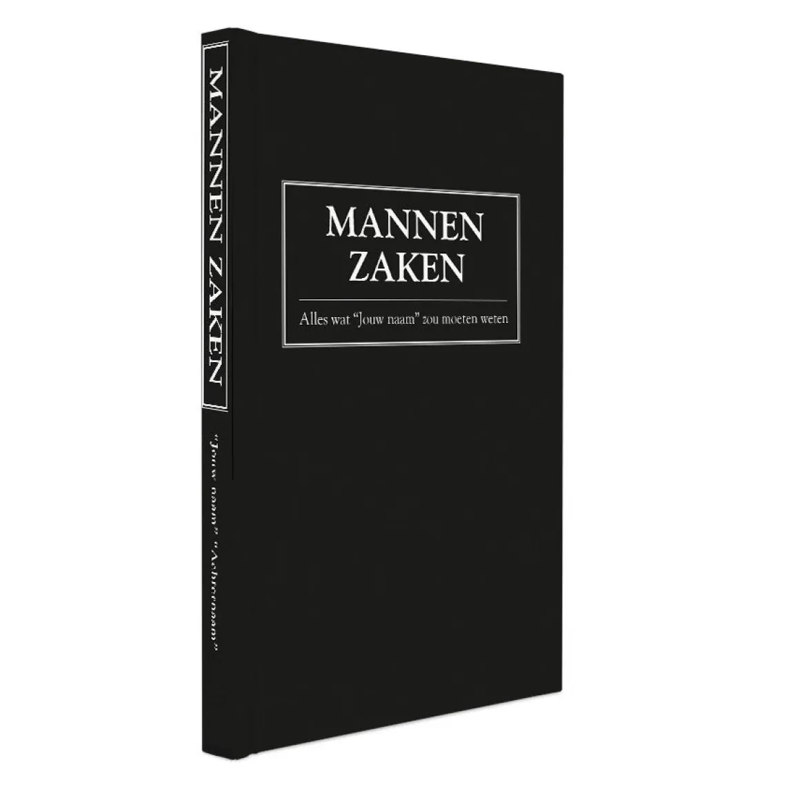 Boek "Mannenzaken" personaliseren