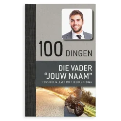 Boek met naam - 100 dingen die een vader eens in zijn leven moet hebben gedaan