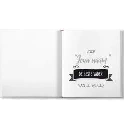 Boek met naam - De beste vader van de wereld