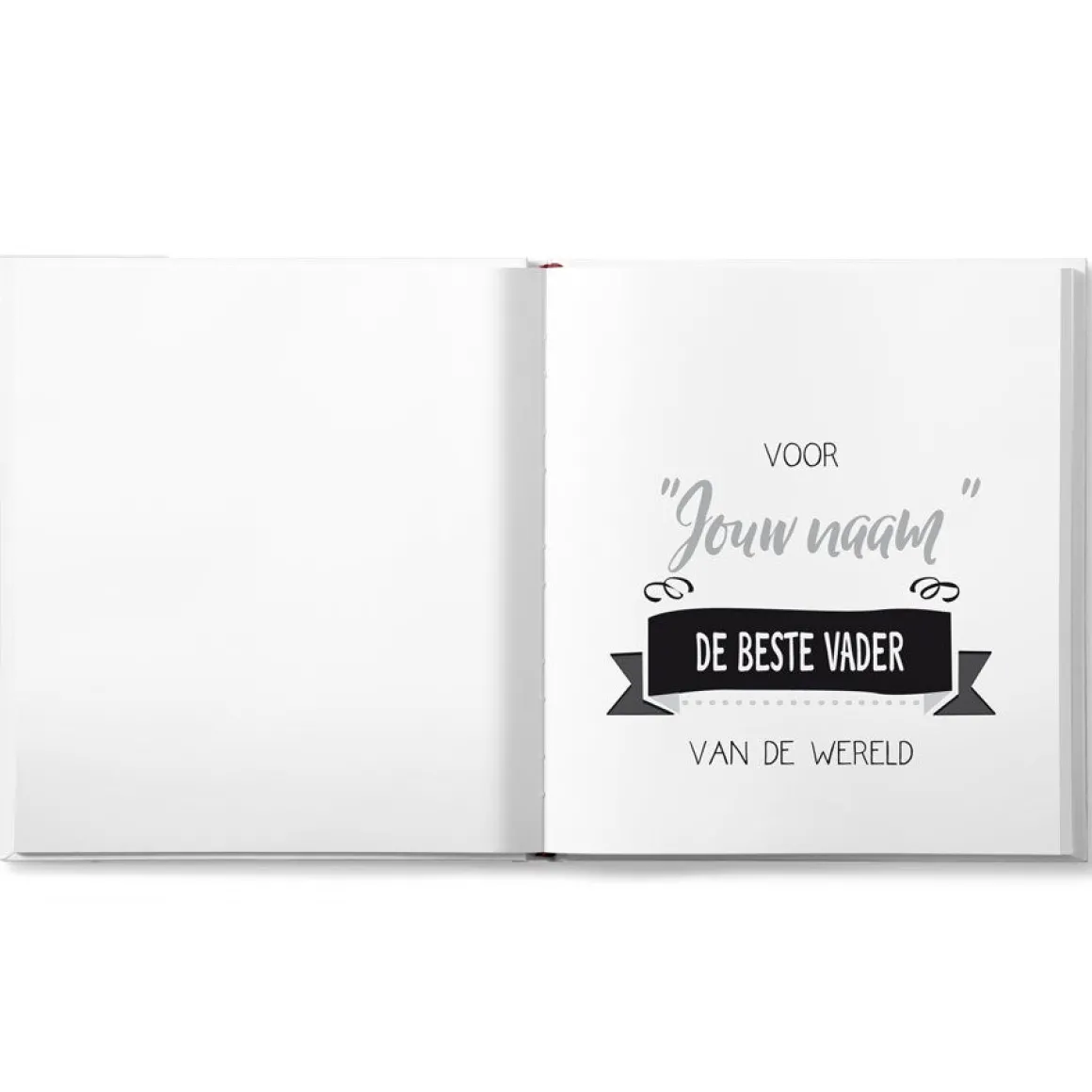 Boek met naam - De beste vader van de wereld