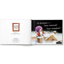 Boek met naam - De kerstman komt