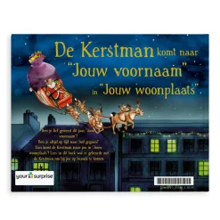 Boek met naam - De kerstman komt