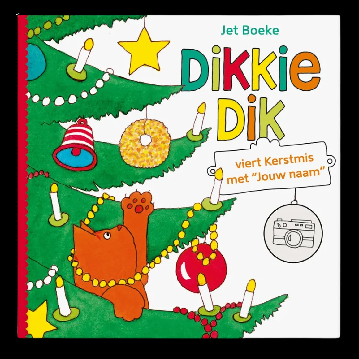 Boek met naam - Dikkie Dik - Viert Kerstmis