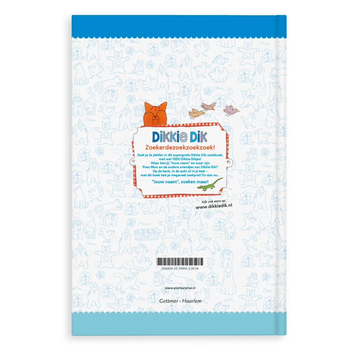 Boek met naam - Dikkie Dik - Groot zoekboek