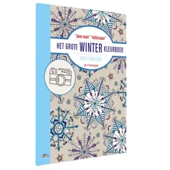Boek met naam - Het grote winter kleurboek voor volwassenen