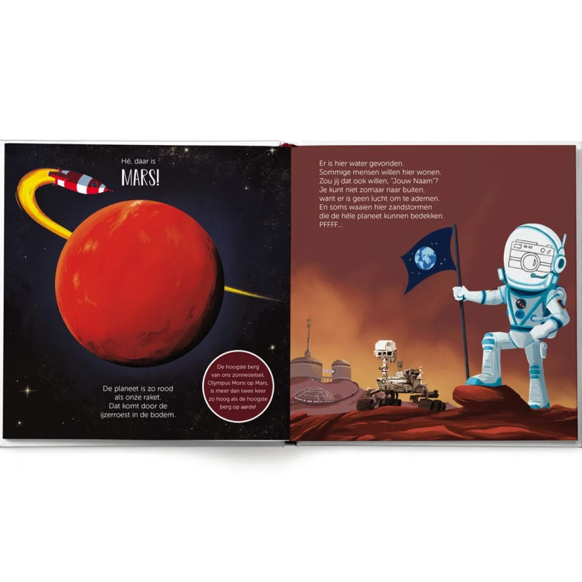 Boek met naam XXL - De kleine astronaut