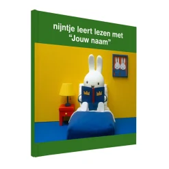 Boek "nijntje leert lezen" personaliseren