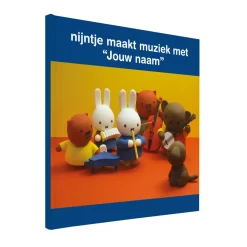 Boek "nijntje maakt muziek" personaliseren
