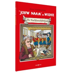 Boek Suske & Wiske "De nachtwachtbrigade" met naam
