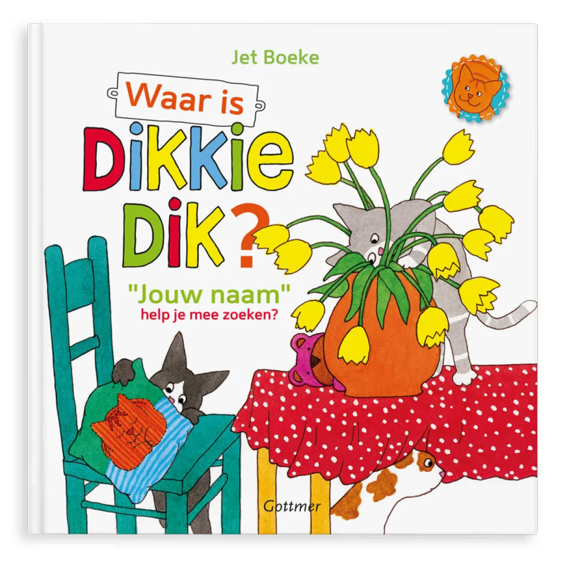 Boek "Waar is Dikkie Dik?" personaliseren