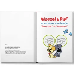 Boek Woezel & Pip tweelingeditie met naam