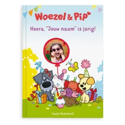 Boek "Woezel en Pip is jarig!" personaliseren