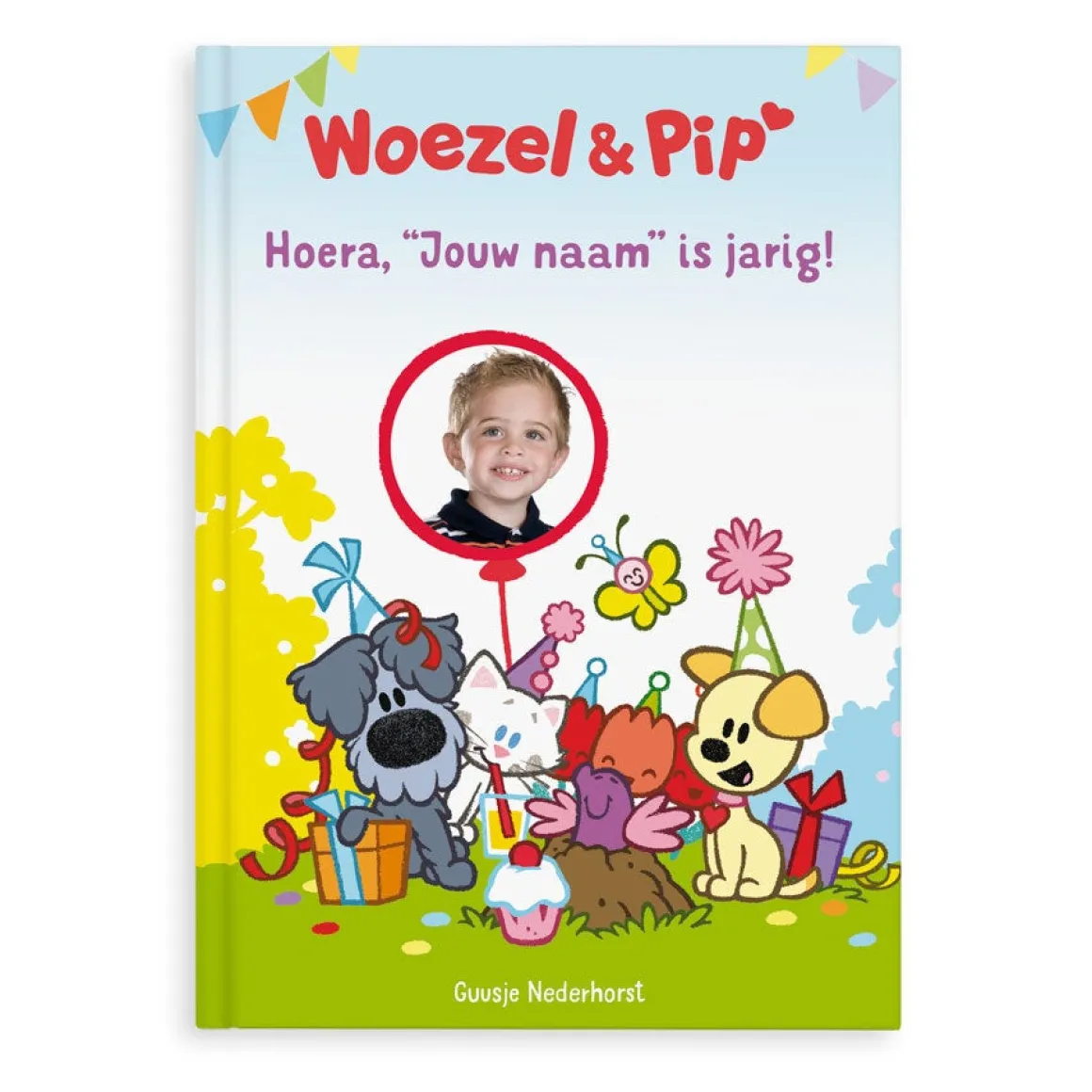 Boek "Woezel en Pip is jarig!" personaliseren