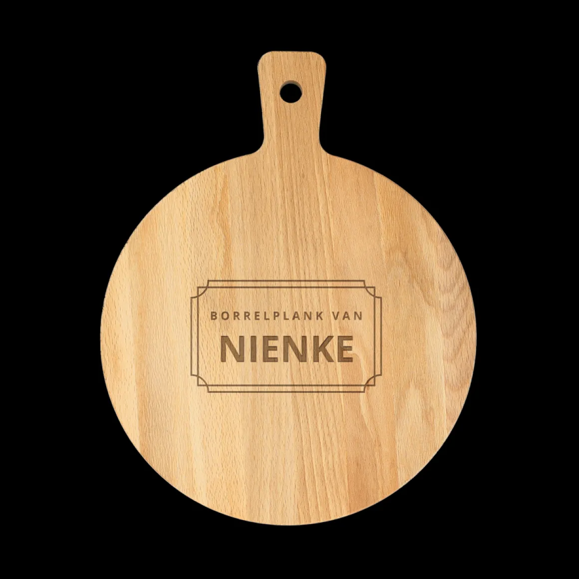 Borrelplank graveren