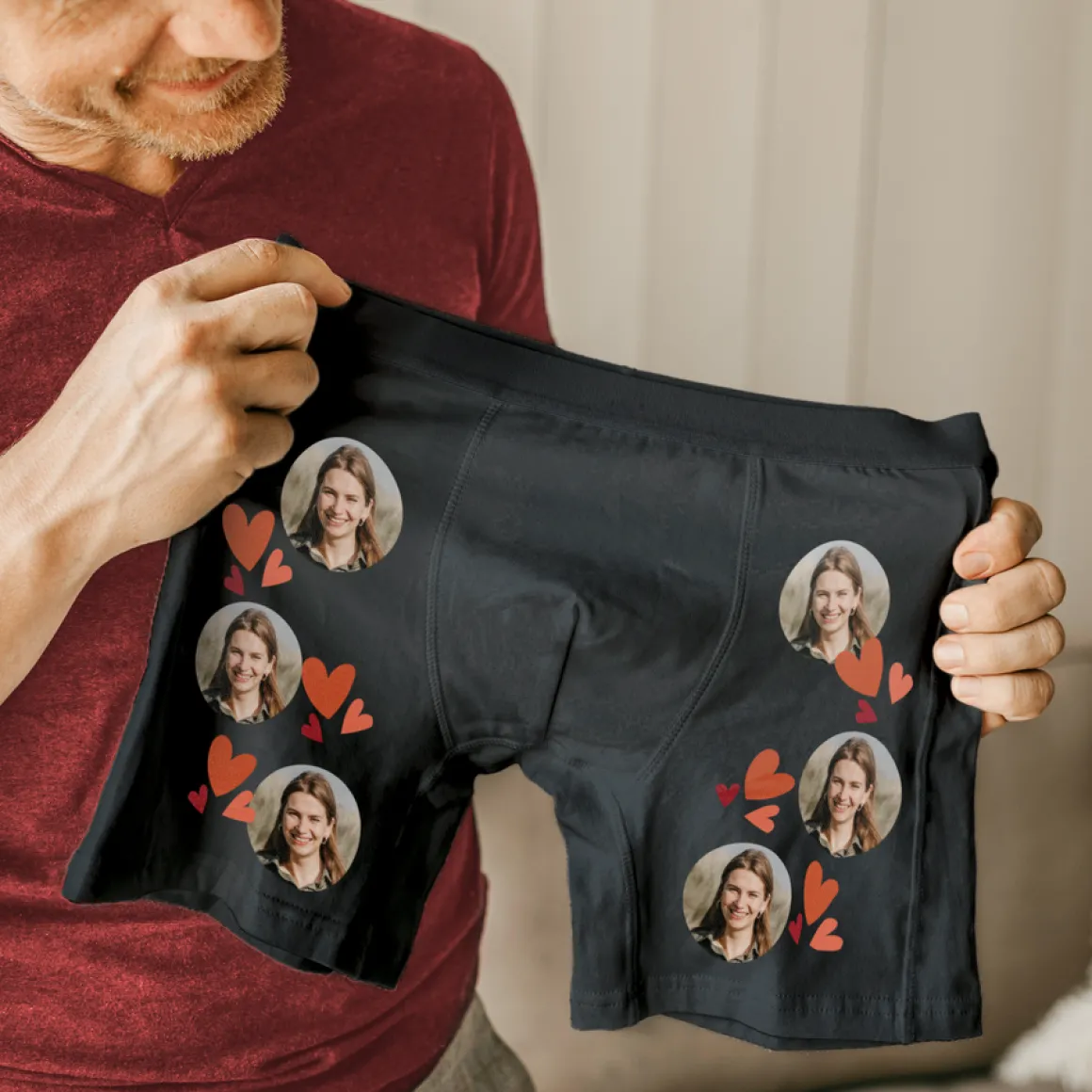 Boxershort met foto