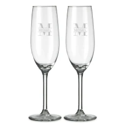 Champagneglas graveren