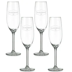 Champagneglas graveren
