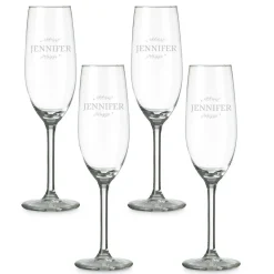 Champagneglas graveren