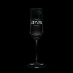 Champagneglas graveren