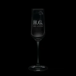 Champagneglas graveren