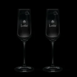 Champagneglas graveren