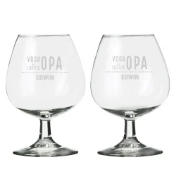 Cognac glas graveren