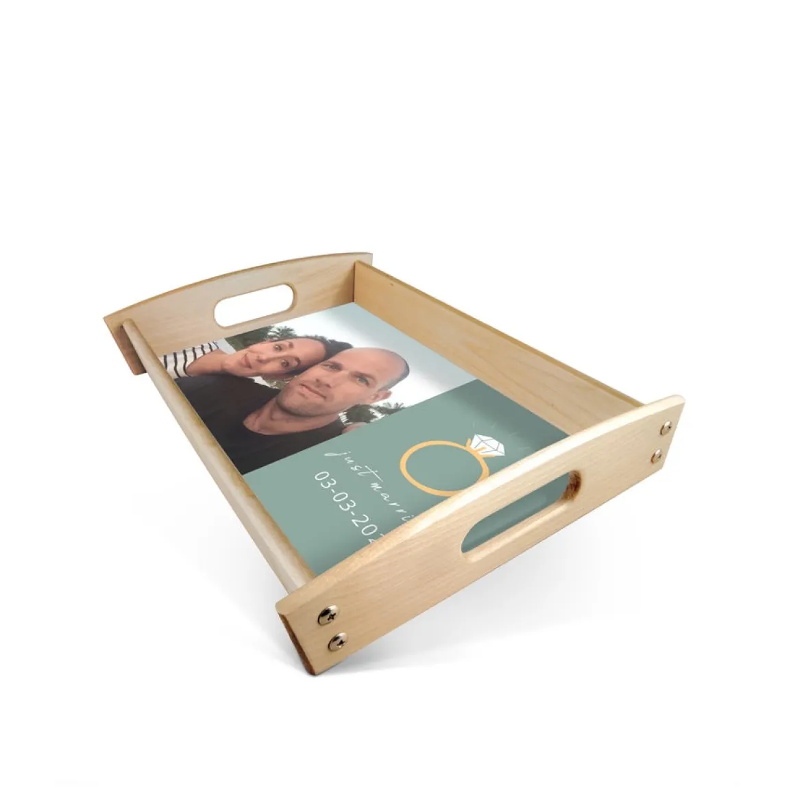 Dienblad beige - medium
