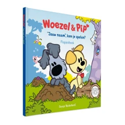 Flapjesboek met naam XXL - Woezel en Pip - Verstoppertje