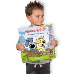 Flapjesboek met naam XXL - Woezel en Pip - Verstoppertje