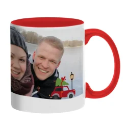 Gekleurde mok bedrukken