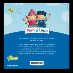 Gepersonaliseerd kinderboek - Fien & Teun 'Zoeken een schat'