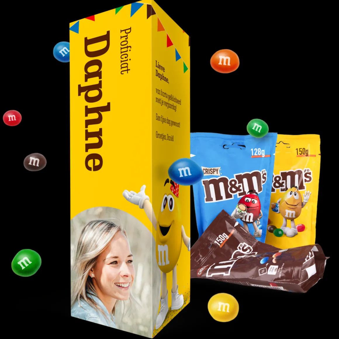 Gepersonaliseerd M&M's cadeaupakket