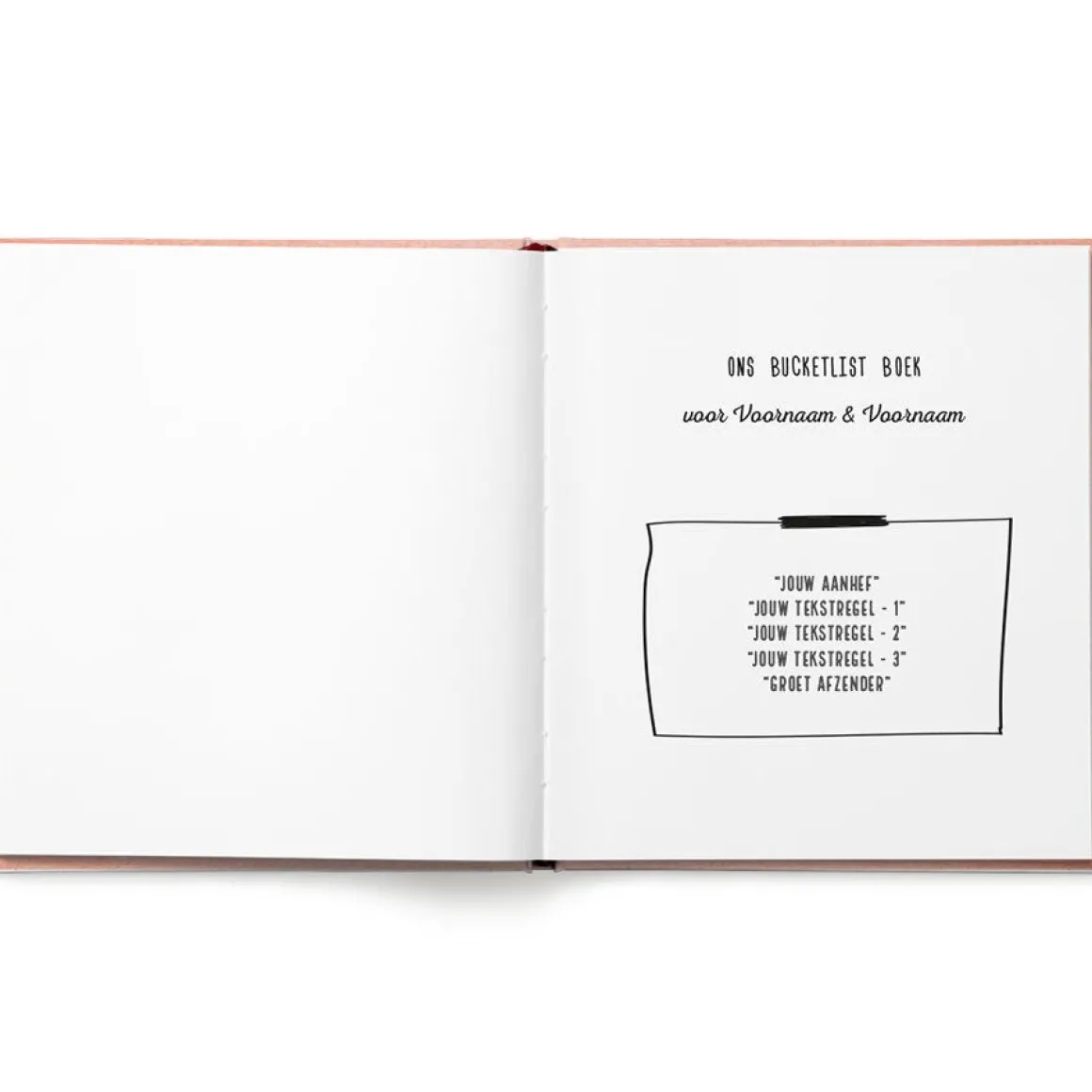 Het Bucketlist boek voor koppels