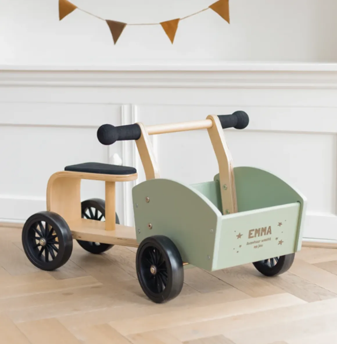 Houten bakfiets