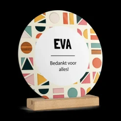 Houten fototegel personaliseren