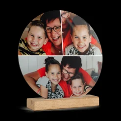 Houten fototegel personaliseren